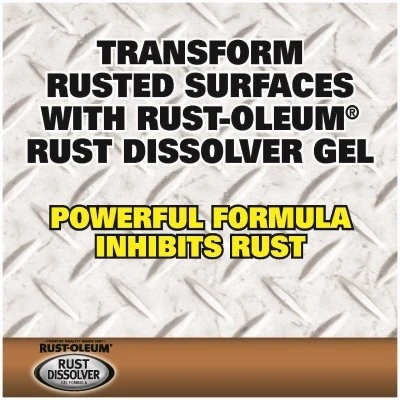 Rust Dissolver Gel, 32 Ounce Bottle for Heavy Duty Rust Removal