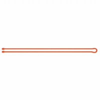 Gear Tie Mega Twist Tie, Bright Orange, 64-In.