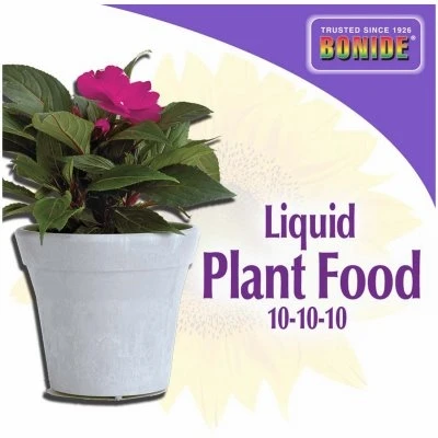 Houseplant Food Fertilizer, Balanced 10-10-10 Nutrient Formula, 8 Ounce Bottle