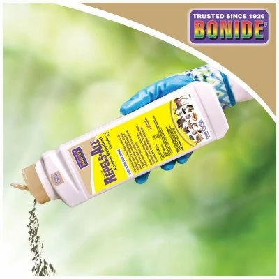 Repels-All Natural Deer Rabbit and Animal Repellent Granules 1.25 Pounds Ready to Use