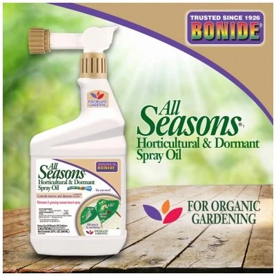 All Seasons Horticultural and Dormant Oil Organic Disease and Insect Control 32 Ounce Spray
