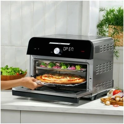 Omni Plus 18 Liter Air Fryer and Toaster Oven Combination Appliance