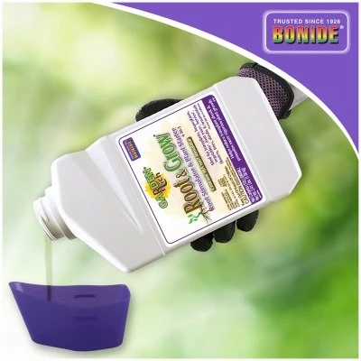 Garden Rich Root and Grow Root Stimulator and Plant Starter Fertilizer 4-10-3, 32 Ounce Concentrate for Transplanting