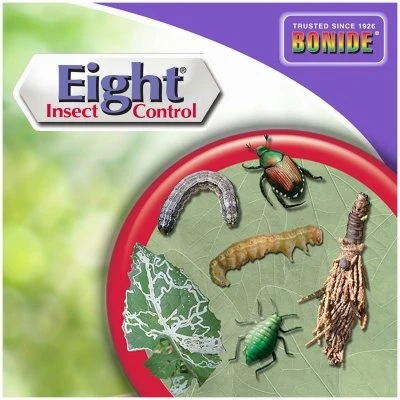 Eight 16 Oz. Concentrate Insect Killer For Vegetables, Fruits & Flowers