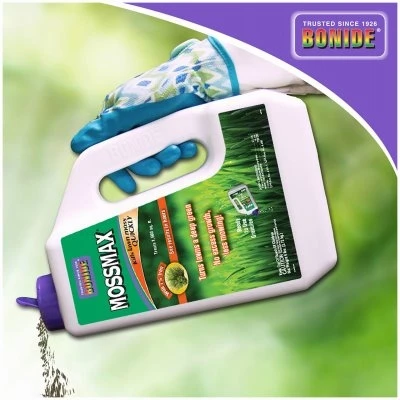 Mossmax Moss Control Granules, 6 Pounds, Lawn and Roof Treatment