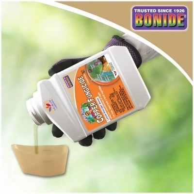 16 Oz. Liquid Concentrate Copper Fungicide For Organic Gardening