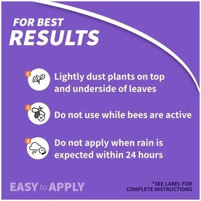 Eight Insect Control Outdoor Garden Dust Insecticide, Long-Lasting Insect and Mite Killer, 3 Pound Ready-to-Use