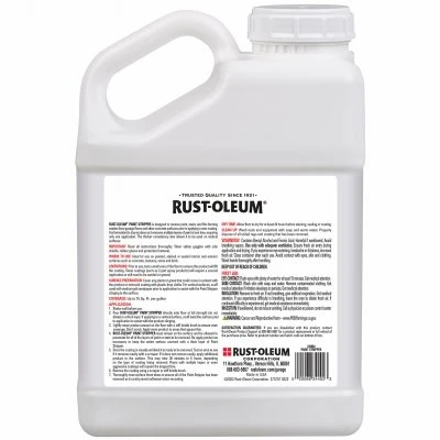 Concrete Paint Stripper, 1 Gallon Container, Heavy Duty Formula for Effective Paint Removal