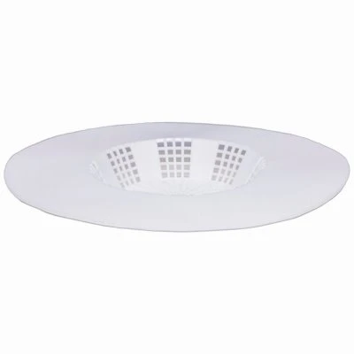 Hair Snare Catcher, Rubber, White - Fits Most Sinks, Tubs & Showers