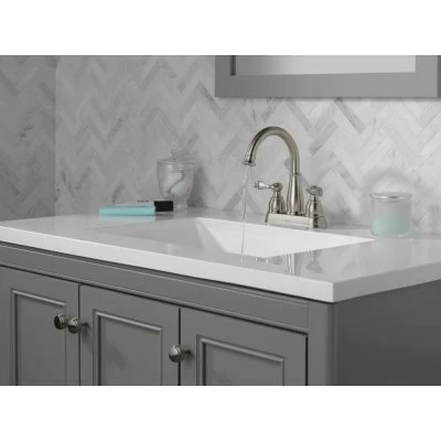 Windemere 2-Handle Lavatory Faucet, Centerset, Brushed Nickel