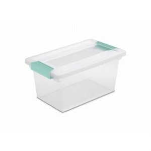 Medium File Clip Box for Document Storage and Organization