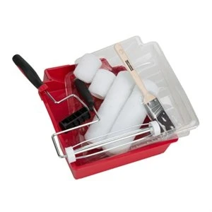 Premium 9-Piece Paint Set with Brushes, Rollers, Tray, and Accessories