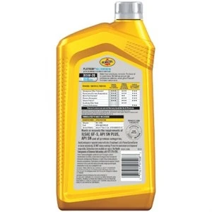 Platinum Motor Oil, Synthetic, 5W-20, 1 Qt.