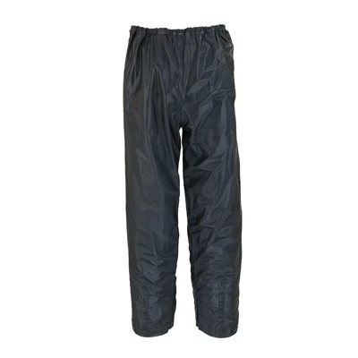 Two Piece Black Polyvinyl Chloride Rain Suit Large Size