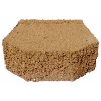 Castle Retaining Wall Block, Tan, 12 In.