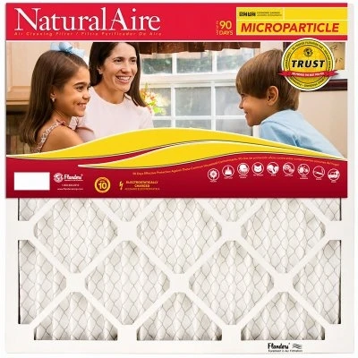 NaturalAire Microparticle Pleated Air Filter, 90 Days, 12x24x1- In.