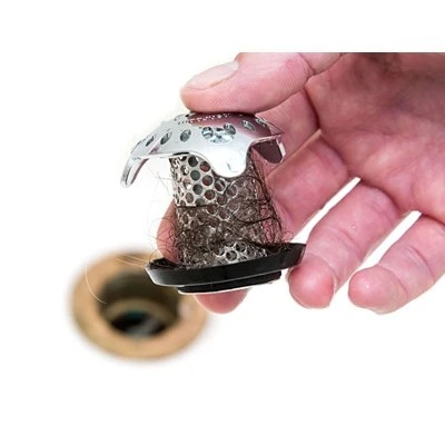 Stainless Steel Drain Protector and Hair Catcher for Bathroom and Kitchen Drains