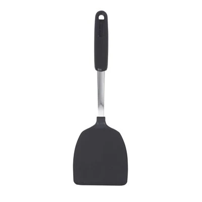 Epicure Black Nylon Kitchen Turner for Cooking and Serving