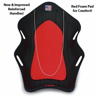 Plastic Snow Boat Sled 48 Inch Durable Lightweight Winter Sledding Toy