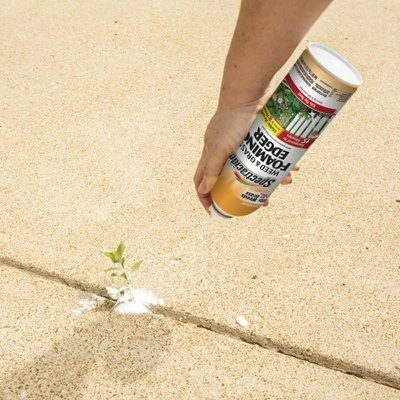 Weed and Grass Foaming Edger Aerosol, 17 Ounce Can for Lawn and Garden