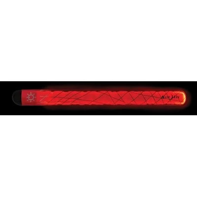 SlapLit Red LED Slap Wrist Wrap for Visibility and Safety
