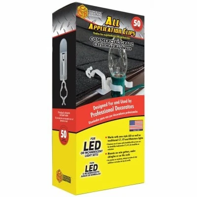All-Application Light Clip, 50-Ct.