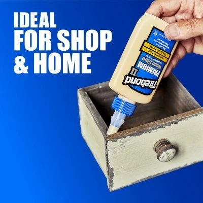 Ii Premium Wood Glue, 4 Oz. - Water-resistant Adhesive For Woodworking