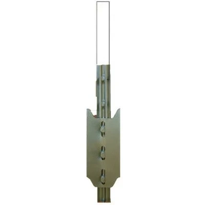T-Style Studded Fence Post, Green, Rail Steel, 6-Ft., .95-Lbs.