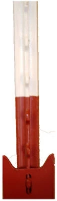 T-style Studded Fence Post, Red Rail Steel, 6-ft., 1.33-lbs.