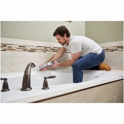 Clear Tub and Tile Silicone One Sealant, 10.1 Ounce Tube