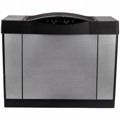 Whole House Console Evaporative Humidifier Brushed Nickel 3600 Square Feet Coverage 5.7 Gallons Capacity