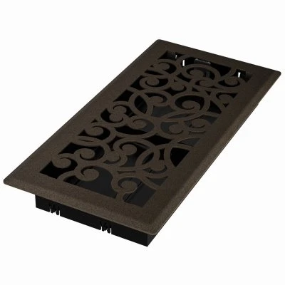 Signature Series Floor Register, Bronze Age Wonderland, Steel, 4 x 10 In.