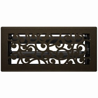 Signature Series Floor Register, Bronze Age Wonderland, Steel, 4 x 10 In.
