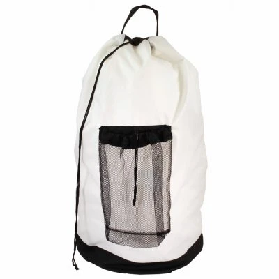 Laundry Duffle Bag Black and White 15 by 31 Inches Durable Large Capacity