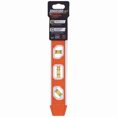 9 In. Magnetic Aluminum Reinforced Torpedo Level With 3 Vials