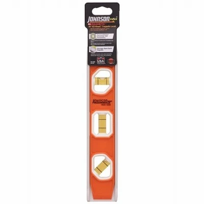 Big J Pro 10 In. Aluminum Magnetic Torpedo Level With 3 Vials
