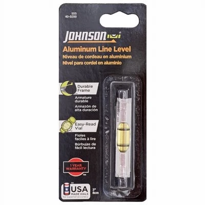 Level 3-inch Aluminum Line Level With Unrestricted Hooks And Durable Design