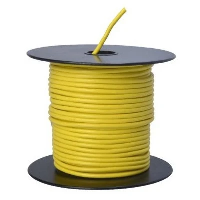 Primary Wire, Yellow PVC, 14-Ga. Stranded Copper, 100 Ft.