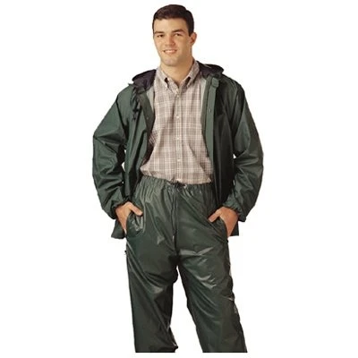 MED GRN PVC Rainsuit