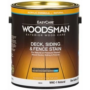 Woodsman Deck, Siding & Fence Stain, Acrylic, Natural, 1 Gallon