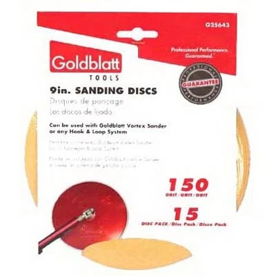 Vortex Drywall Sandpaper, 150-Grit, 9 In., 15-Pk.
