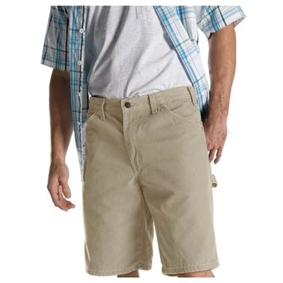 Carpenter Shorts, Relaxed Fit, Sanded Duck, Desert Sand, Men's 42 x 11-In. Inseam