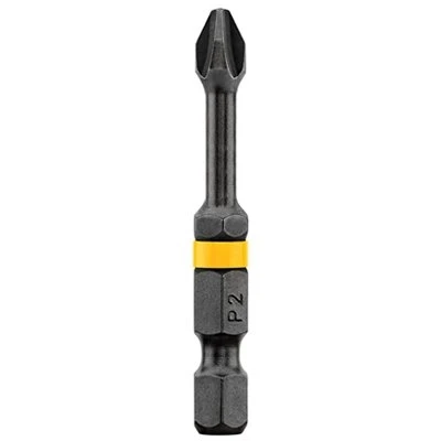 #2 Phillips Bit Tip, Impact-Ready, 2 In., 5-Pk.