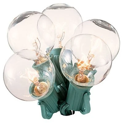 G40 Clear Christmas Replacement Bulbs, 2-pk, Model 1059-88