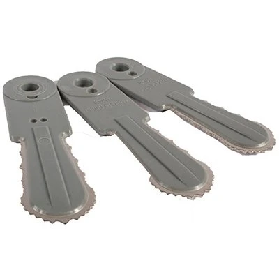 Brush Cutter Trimmer Blade, Metal, 3-Pk.