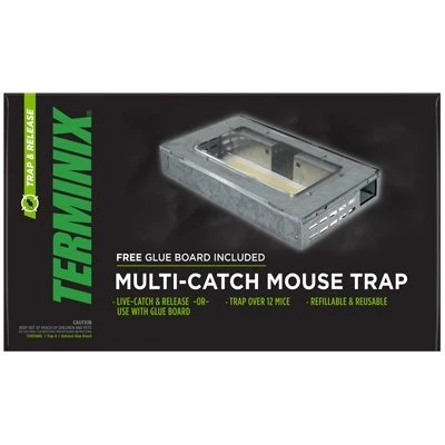 Multicatch Mouse Trap With Inspection Window, Non-toxic, Easy To Use