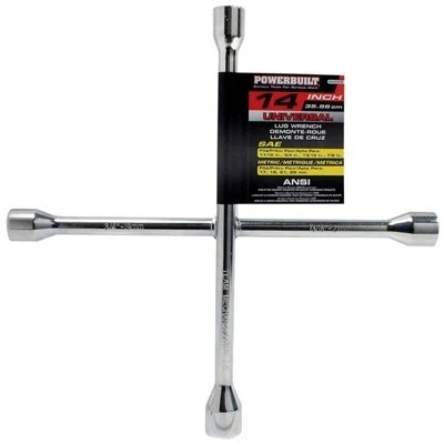 Universal/SAE/Metric Lug Wrench, 14-In.