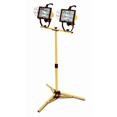 Adjustable Stand Work Light, 1,000 Watts, Portable Construction Lighting