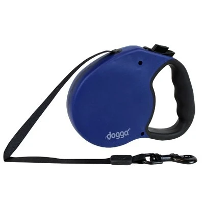 Retractable Leash For Medium Dogs, Blue, 16 Feet With Locking Brake