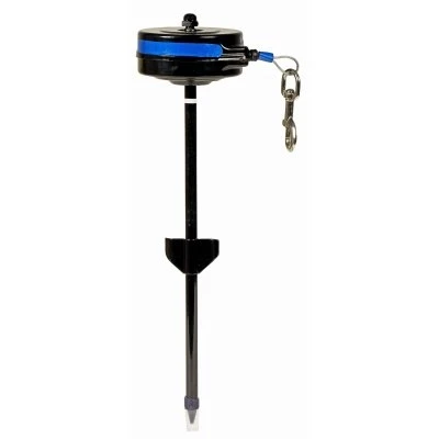 Retractable Dog Tie-Out With Stake, 25-80-Lb. Dogs